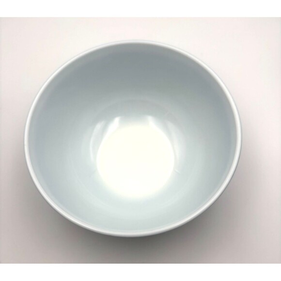 VTG 403 Pyrex MCM Mixing Bowl Colonial Mist Blue with White Flowers 3.5 Quart - Picture 7 of 11